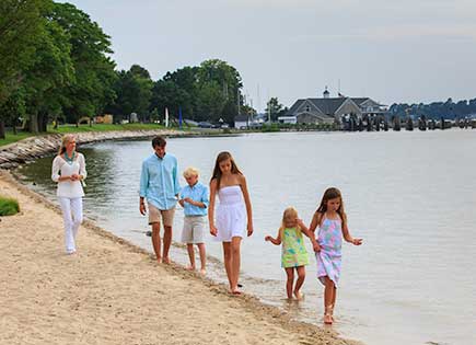 The Strand in Oxford is Talbot County's only public beach.